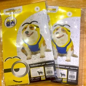 Minions Dog Costume - Blue and Yellow